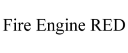 FIRE ENGINE RED trademark