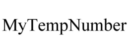MYTEMPNUMBER trademark