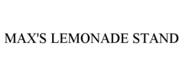 MAX'S LEMONADE STAND trademark