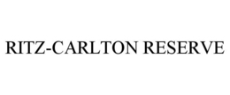 RITZ-CARLTON RESERVE trademark