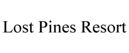 LOST PINES RESORT trademark
