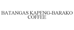 BATANGAS KAPENG-BARAKO COFFEE trademark