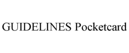 GUIDELINES POCKETCARD trademark