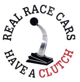 REAL RACE CARS HAVE A CLUTCH trademark