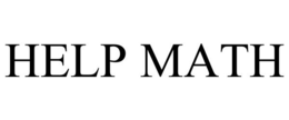 HELP MATH trademark