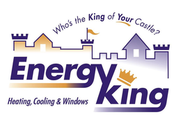 ENERGY KING WHO'S THE KING OF YOUR CASTLE? HEATING, COOLING & WINDOWS trademark