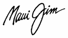 MAUI JIM trademark