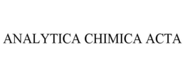 ANALYTICA CHIMICA ACTA trademark
