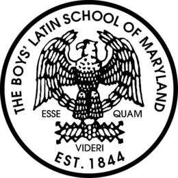 THE BOYS' LATIN SCHOOL OF MARYLAND ESSE QUAM VIDERI, EST. 1844 trademark
