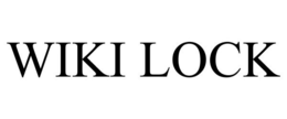 WIKI LOCK trademark