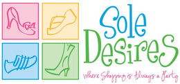 SOLE DESIRES WHERE SHOPPING IS ALWAYS A PARTY trademark