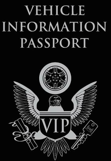 VEHICLE INFORMATION PASSPORT VIP trademark