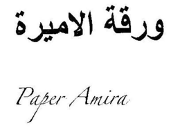 PAPER AMIRA trademark