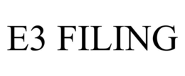 E3 FILING trademark