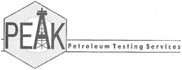PEAK PETROLEUM TESTING SERVICES trademark