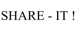 SHARE - IT ! trademark