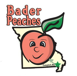 BADER PEACHES CAMPBELL, MO trademark