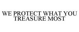 WE PROTECT WHAT YOU TREASURE MOST trademark