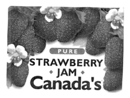 CANADA'S PURE STRAWBERRY JAM trademark