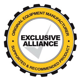· ORIGINAL EQUIPMENT MANUFACTURER · EXCLUSIVE ALLIANCE SUPPORTED & RECOMMENDED PRODUCT trademark