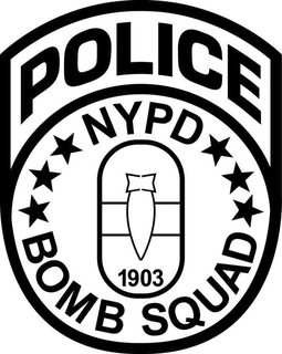 POLICE NYPD 1903 BOMB SQUAD trademark