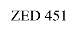 ZED 451 trademark