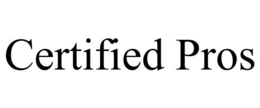 CERTIFIED PROS trademark