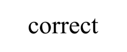 CORRECT trademark