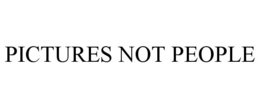 PICTURES NOT PEOPLE trademark