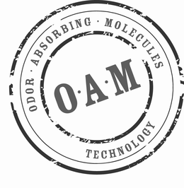 O·A·M ODOR · ABSORBING · MOLECULES TECHNOLOGY trademark