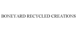 BONEYARD RECYCLED CREATIONS trademark