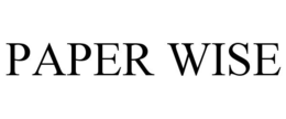 PAPER WISE trademark