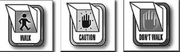 WALK CAUTION DON'T WALK trademark
