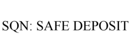 SQN: SAFE DEPOSIT trademark