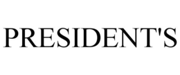PRESIDENT'S trademark
