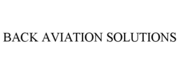 BACK AVIATION SOLUTIONS trademark