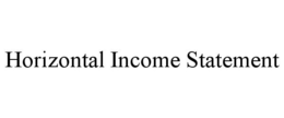HORIZONTAL INCOME STATEMENT trademark