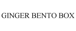 GINGER BENTO BOX trademark