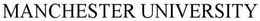 MANCHESTER UNIVERSITY trademark