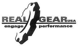 REAL GEAR USA ENGAGE PERFORMANCE trademark