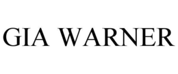 GIA WARNER trademark