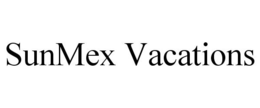 SUNMEX VACATIONS trademark