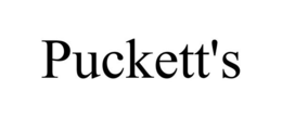 PUCKETT'S trademark