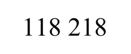 118 218 trademark