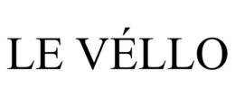 LE VÉLLO trademark