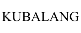 KUBALANG trademark
