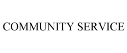 COMMUNITY SERVICE trademark