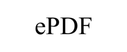 EPDF trademark