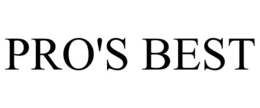 PRO'S BEST trademark