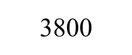 3800 trademark